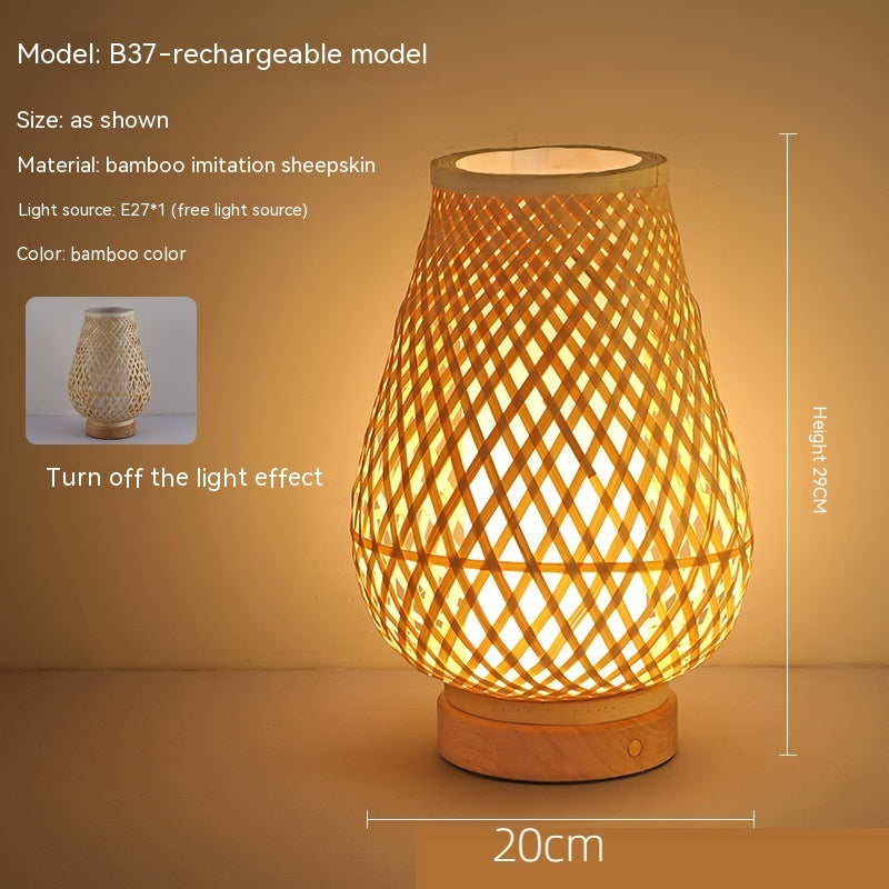 Japanese Atmosphere Retro Homestay Bedroom Bedside Lamp