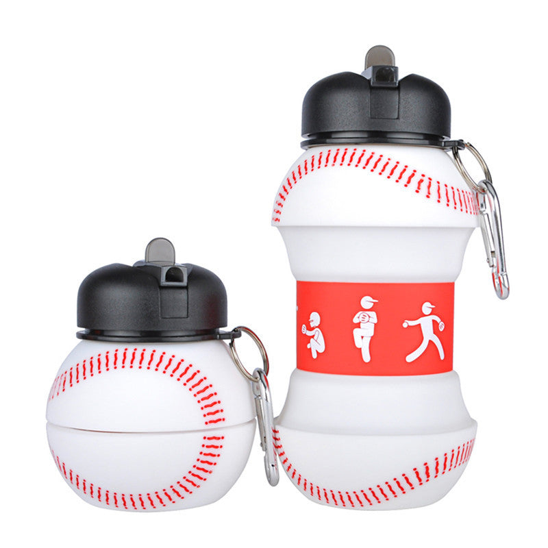 Sports folding water bottle