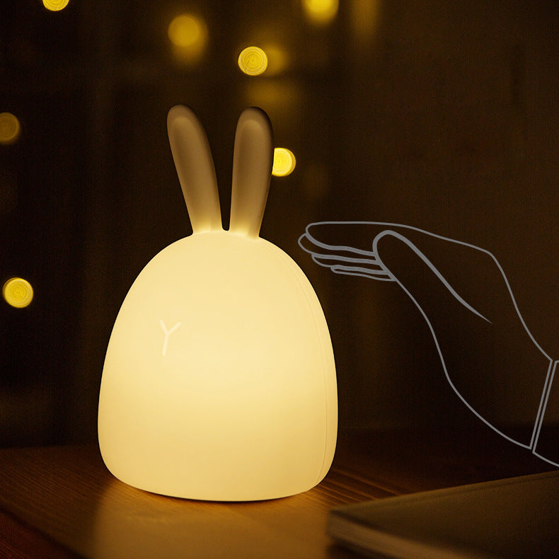 Fat Rabbit Colorful Pat Silicone Lamp