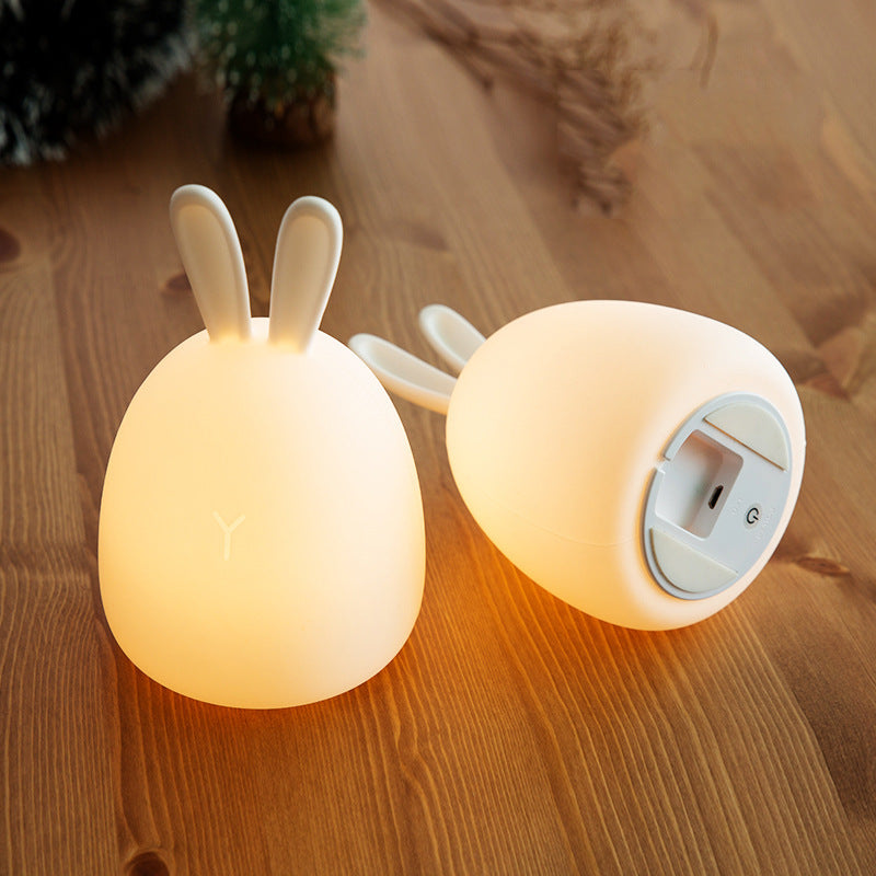 Fat Rabbit Colorful Pat Silicone Lamp