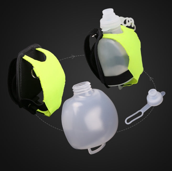 Wrist silicone water bottle