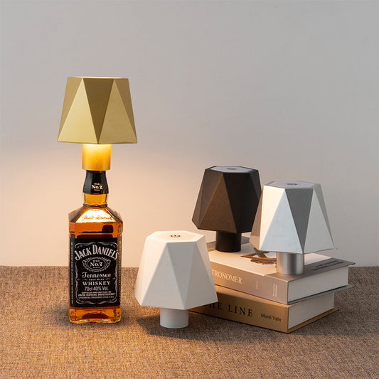 Bar Table Lamp Wine Bottle Lights Bistro Ambience Light Bedroom Wireless Usb Charging Creative Small Night