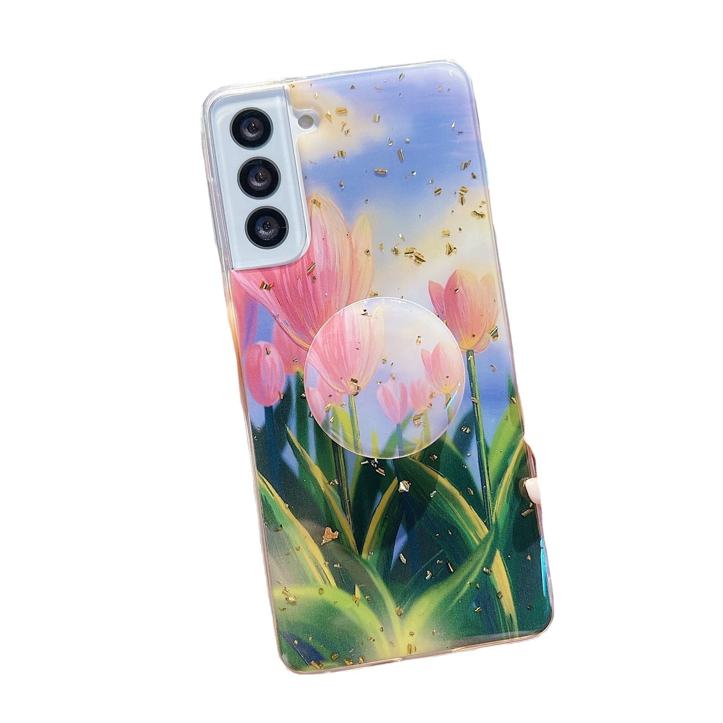 Watercolor Oil Painting Air Bag Bracket Phone Case