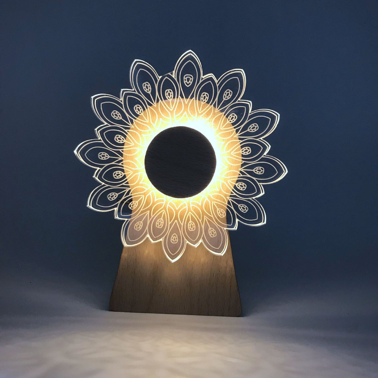 Rotating Windmill Music Night Light