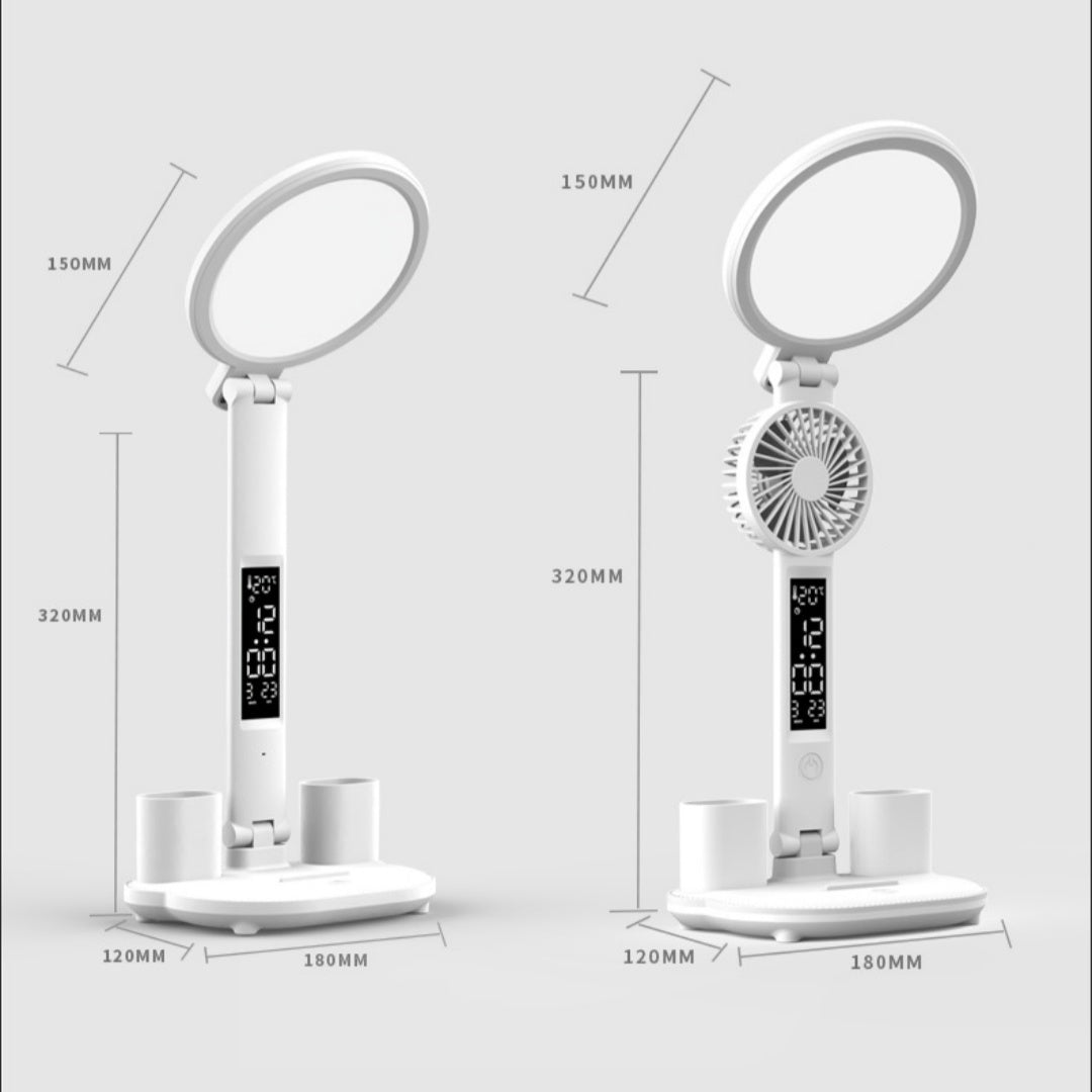 Led Rechargeable Reading Desk Folding Smart Touch Desk Lamp