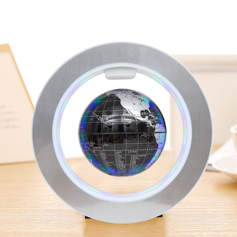 O-shaped Maglev Globe Luminous Self-rotating Ornaments