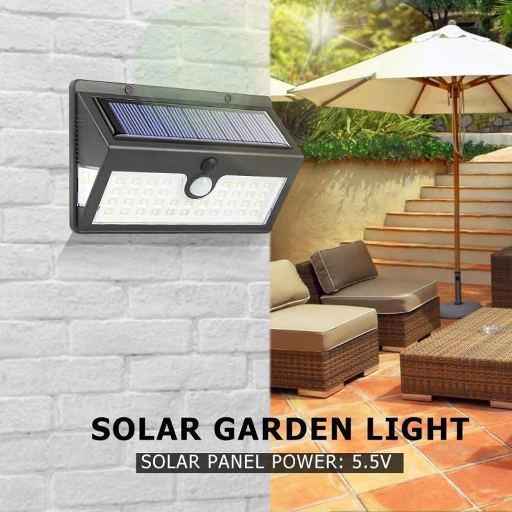 Three-sided Luminous Solar Sensor Wall Lamp